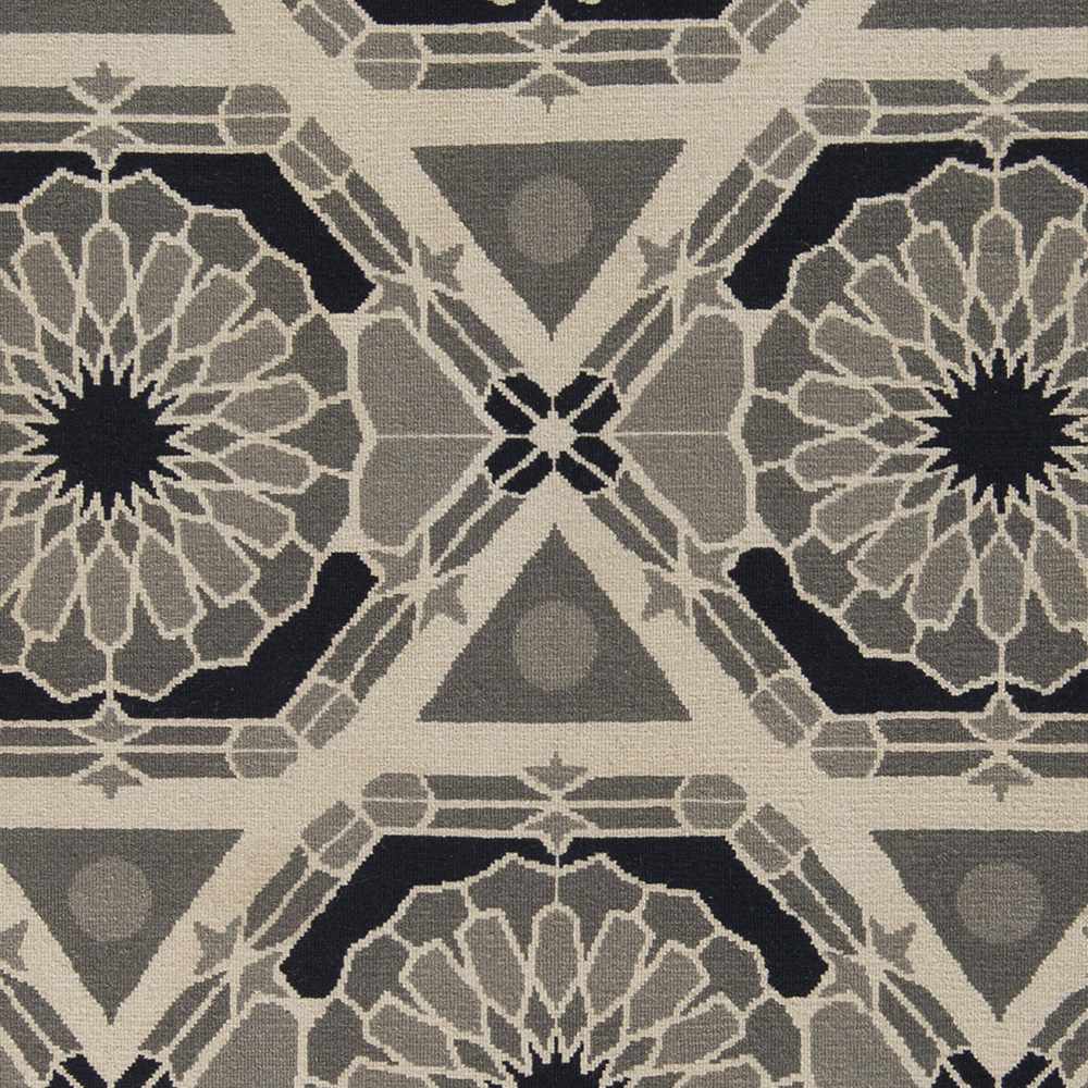Hetland Area Carpet rug by Boutique Rugs in gray beige medallion pattern clearance on Tampa Home & Garden Store