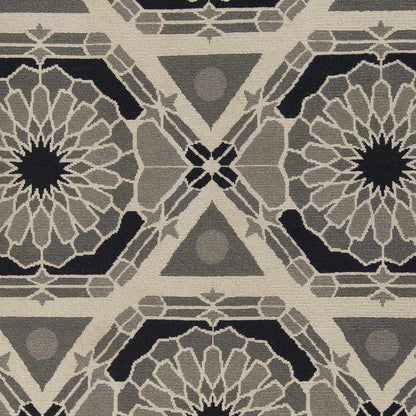 Hetland Area Carpet rug by Boutique Rugs in gray beige medallion pattern clearance on Tampa Home & Garden Store