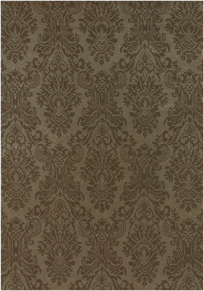 Heywood Area Carpet brown damask rug by Boutique Rugs on Tampa Home & Garden Store