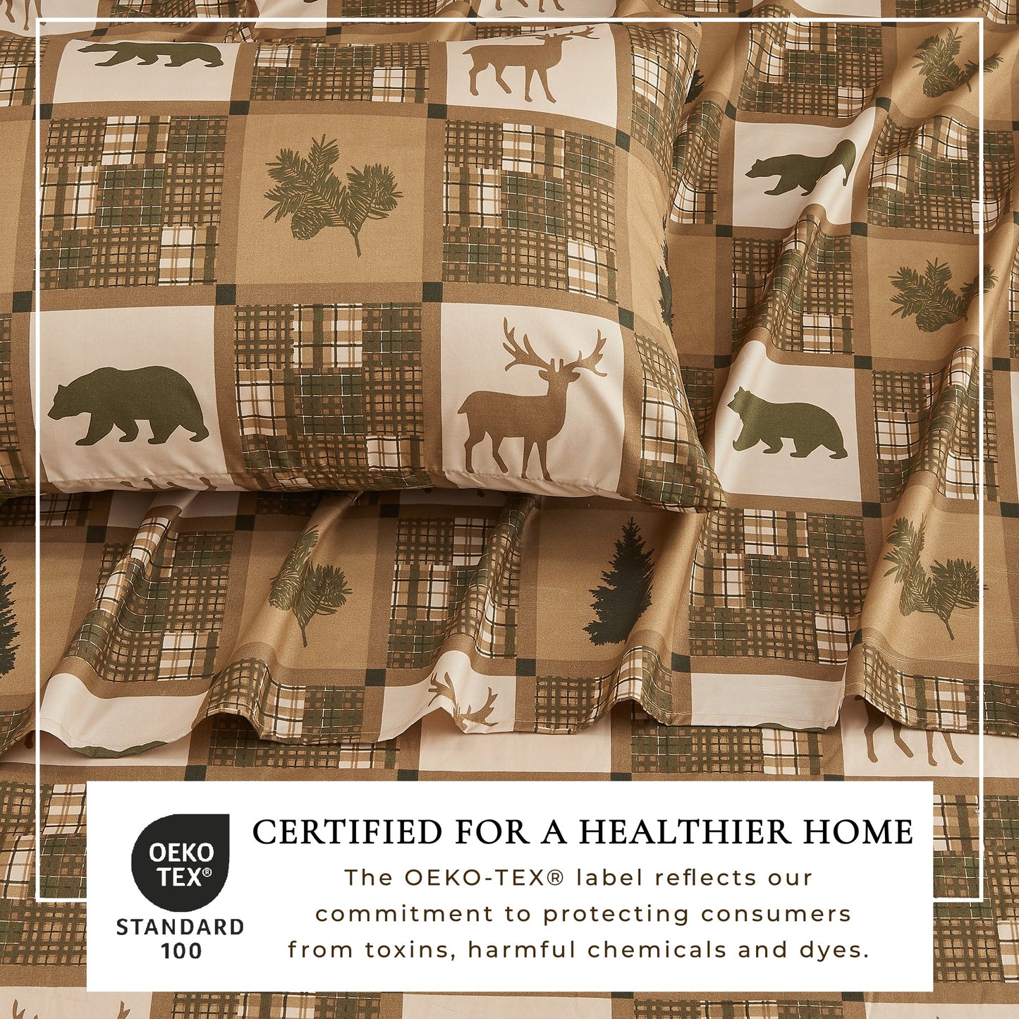 Lodge Printed Sheet Set and the Rustic Print