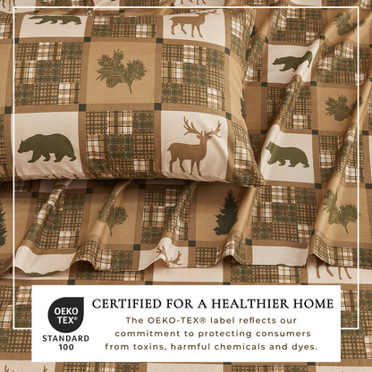 Lodge Printed Sheet Set and the Rustic Print