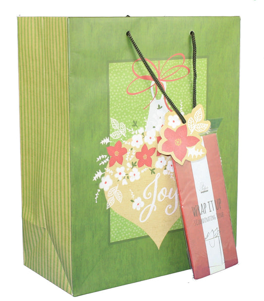 Grand sac cadeau avec papier de soie - Joie