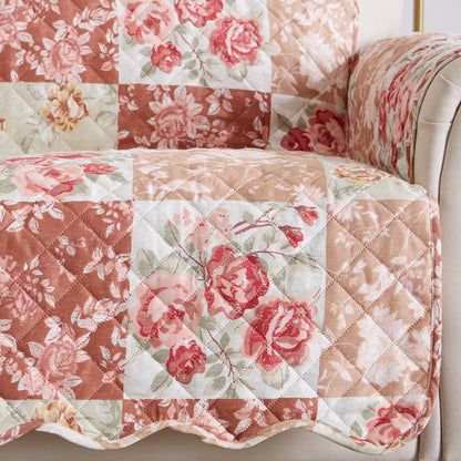 Stylish Floral Patchwork Cover and Protector