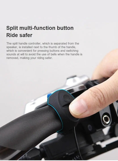 Waterproof Electric Bike Horn With Usb Charging
