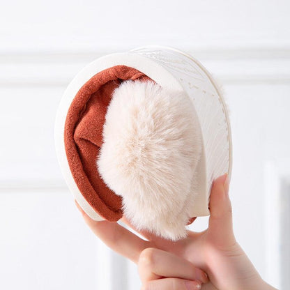 Stevvex women's slippers cow suede leather with plush fur lining white beige interior on Tampa Home & Garden Store