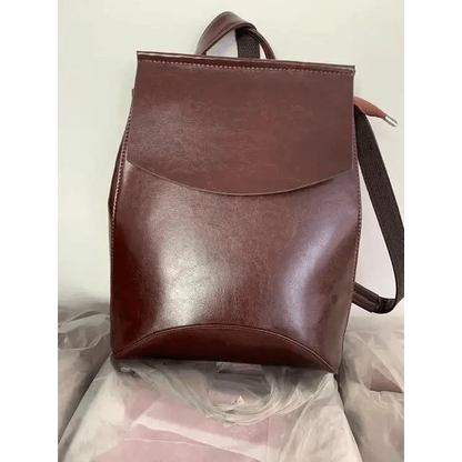 Soft PU Leather Anti Theft Backpack for Women