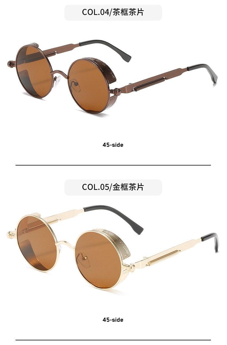 Stevvex sunglasses metal circle frame brown lenses UV400 unisex 2 pairs brown metal frame on Tampa Home & Garden Store
Stevvex sunglasses gold-tone metal circle frame brown lenses UV400 unisex 2 pairs gold-tone frame on Tampa Home & Garden Store