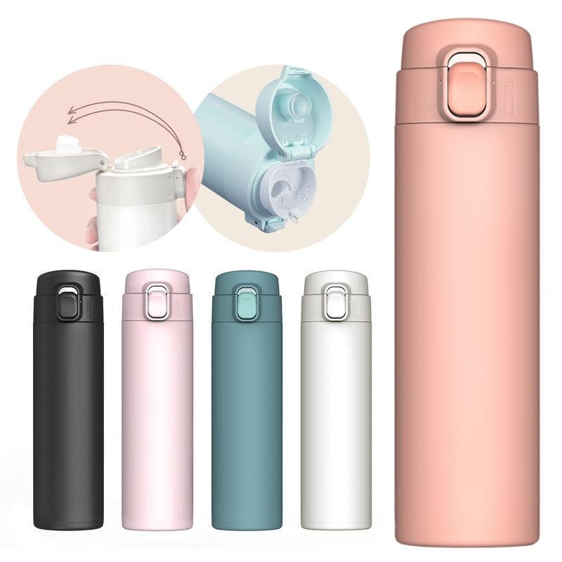 Stevvex stainless thermos set in black, pink, teal, white and rose pink lid 5-pack on Tampa Home & Garden Store