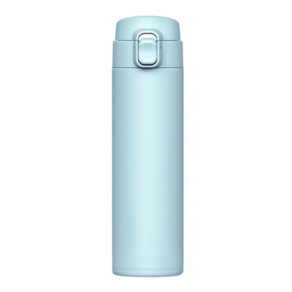 Stevvex stainless steel thermos bottle in light blue, vacuum insulated travel water bottle on Tampa Home & Garden Store
