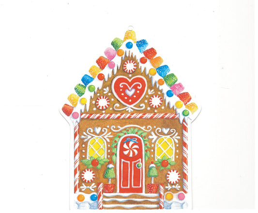 Gingerbread House Ornament Tag - Set of 4 - Tampa Home & Garden Store