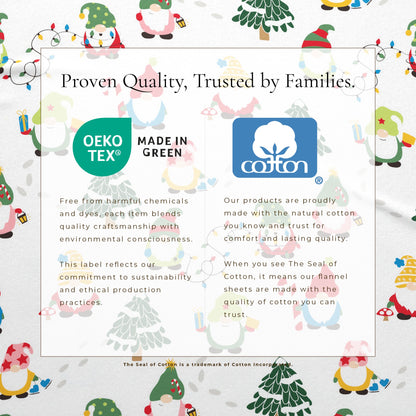Turkish Cotton And Christmas Flannel Sheet Set
