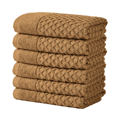 Cotton Diamond Waffle Weave Bath Towel Set