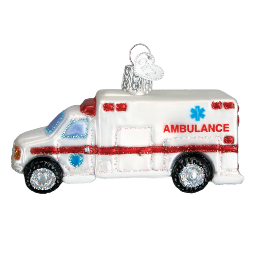Old World Christmas Ambulance - Tampa Home & Garden Store