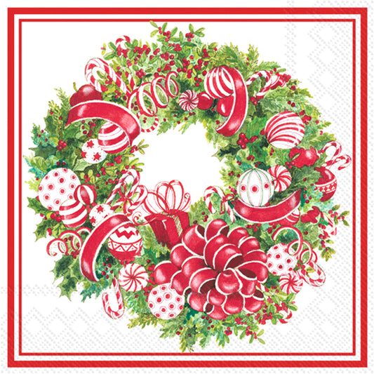 Couronne de rubans de bonbons - Serviette de table