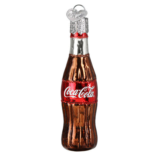 Gumdrop Mini Coca-Cola Bottle Glass Ornament - Tampa Home & Garden Store