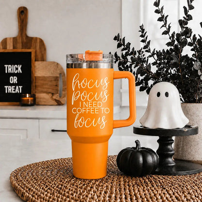Hocus Pocus 40oz Coffee Tumbler for Focus