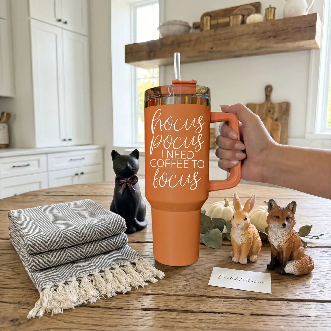 Hocus Pocus 40oz Coffee Tumbler for Focus