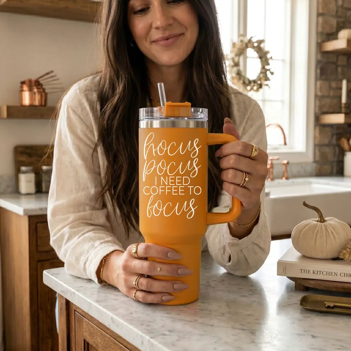 Hocus Pocus 40oz Coffee Tumbler for Focus