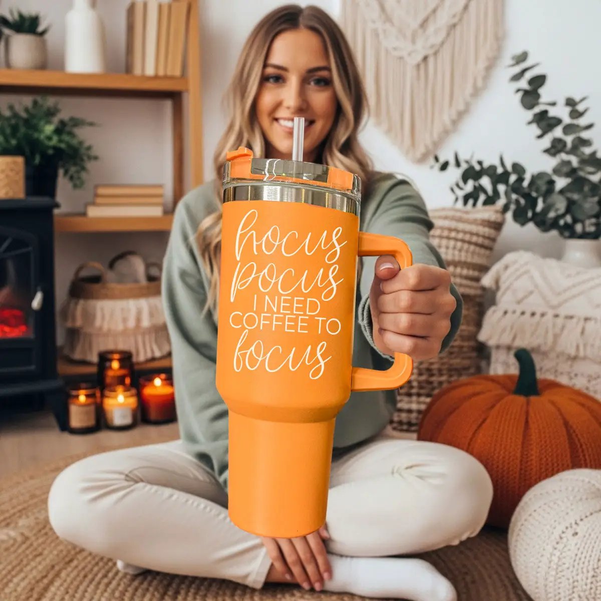Hocus Pocus 40oz Coffee Tumbler for Focus
