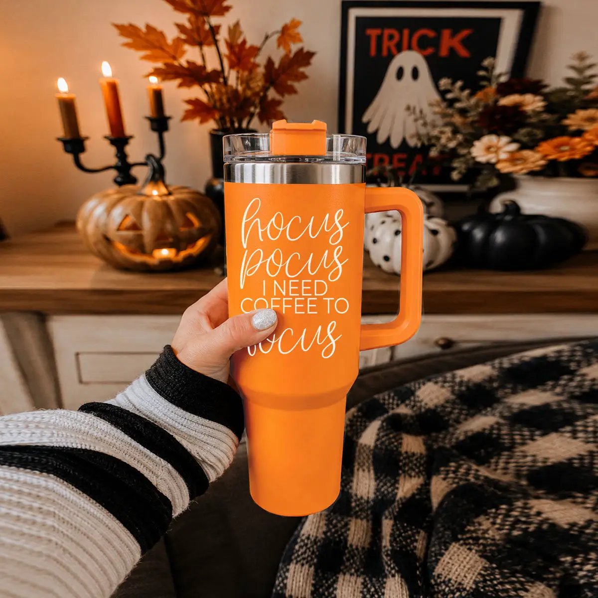 Hocus Pocus 40oz Coffee Tumbler for Focus