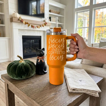 Hocus Pocus 40oz Coffee Tumbler for Focus