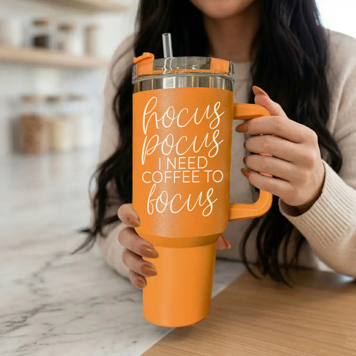 Hocus Pocus 40oz Coffee Tumbler for Focus