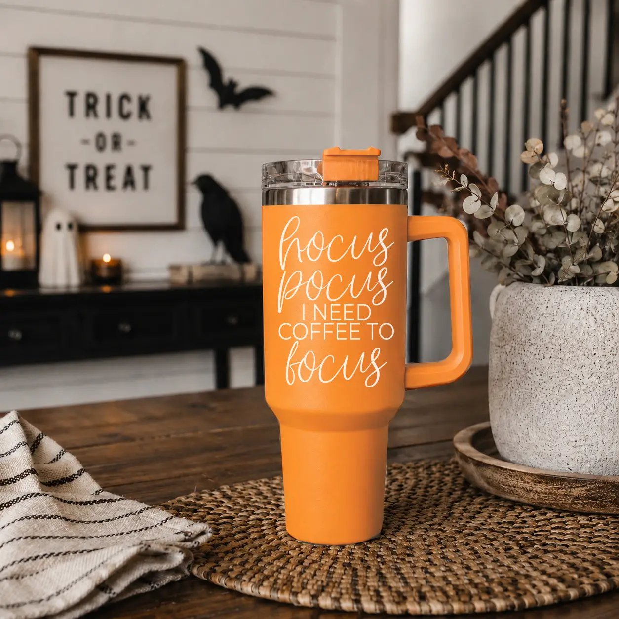 Hocus Pocus 40oz Coffee Tumbler for Focus