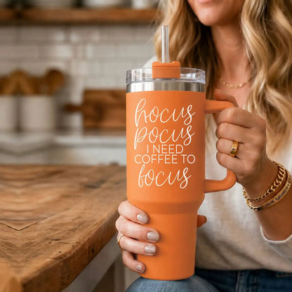 Hocus Pocus 40oz Coffee Tumbler for Focus