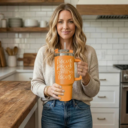 Hocus Pocus 40oz Coffee Tumbler for Focus