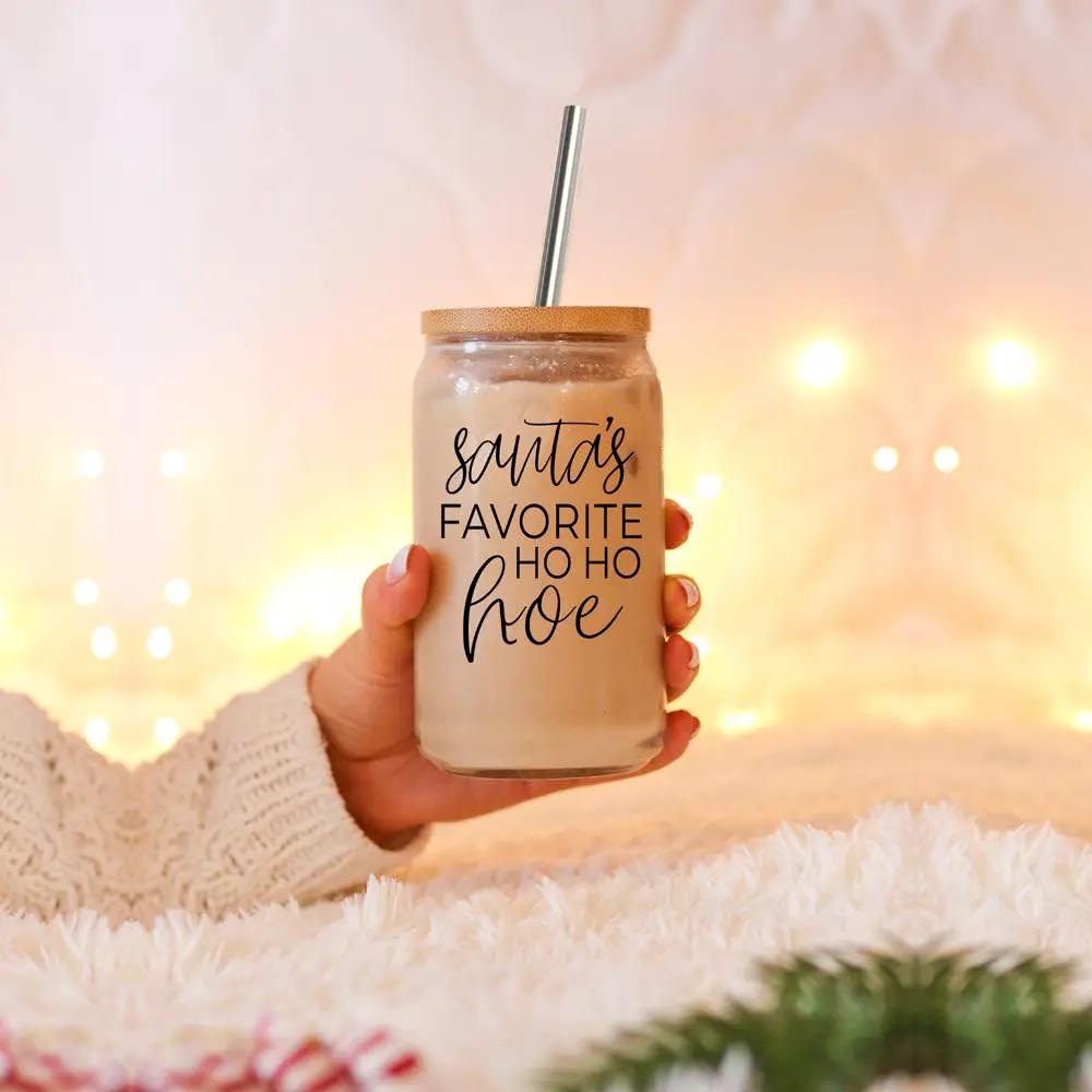Ho Ho Hoe Cup Set With Bamboo Lid and Straws