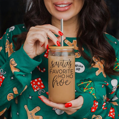 Ho Ho Hoe Cup Set With Bamboo Lid and Straws