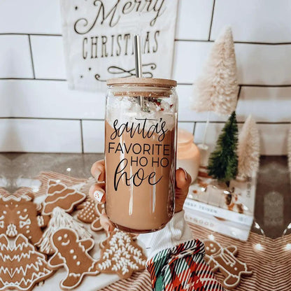 Ho Ho Hoe Cup Set With Bamboo Lid and Straws