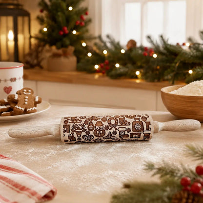 Christmas Rolling Pin Set In 10 Styles Varieties