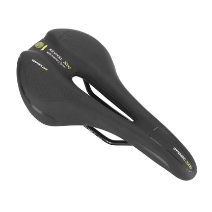 Stevvex hollow comfort bicycle saddle with memory foam, black ergonomic road bike seat with cutout on Tampa Home & Garden Store
