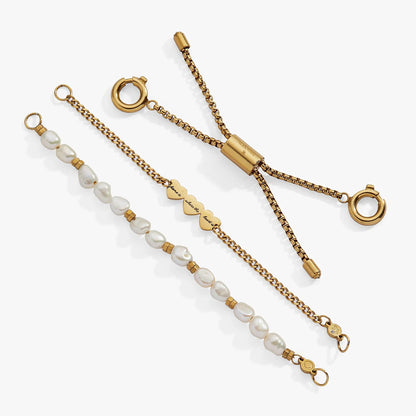 Bracelet set Home Is Pearl Stranded, gold-tone chain with pearls by ALEX AND ANI on Tampa Home & Garden Store
