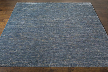 Hoole area rug blue woven pattern Boutique Rugs clearance on Tampa Home & Garden Store
