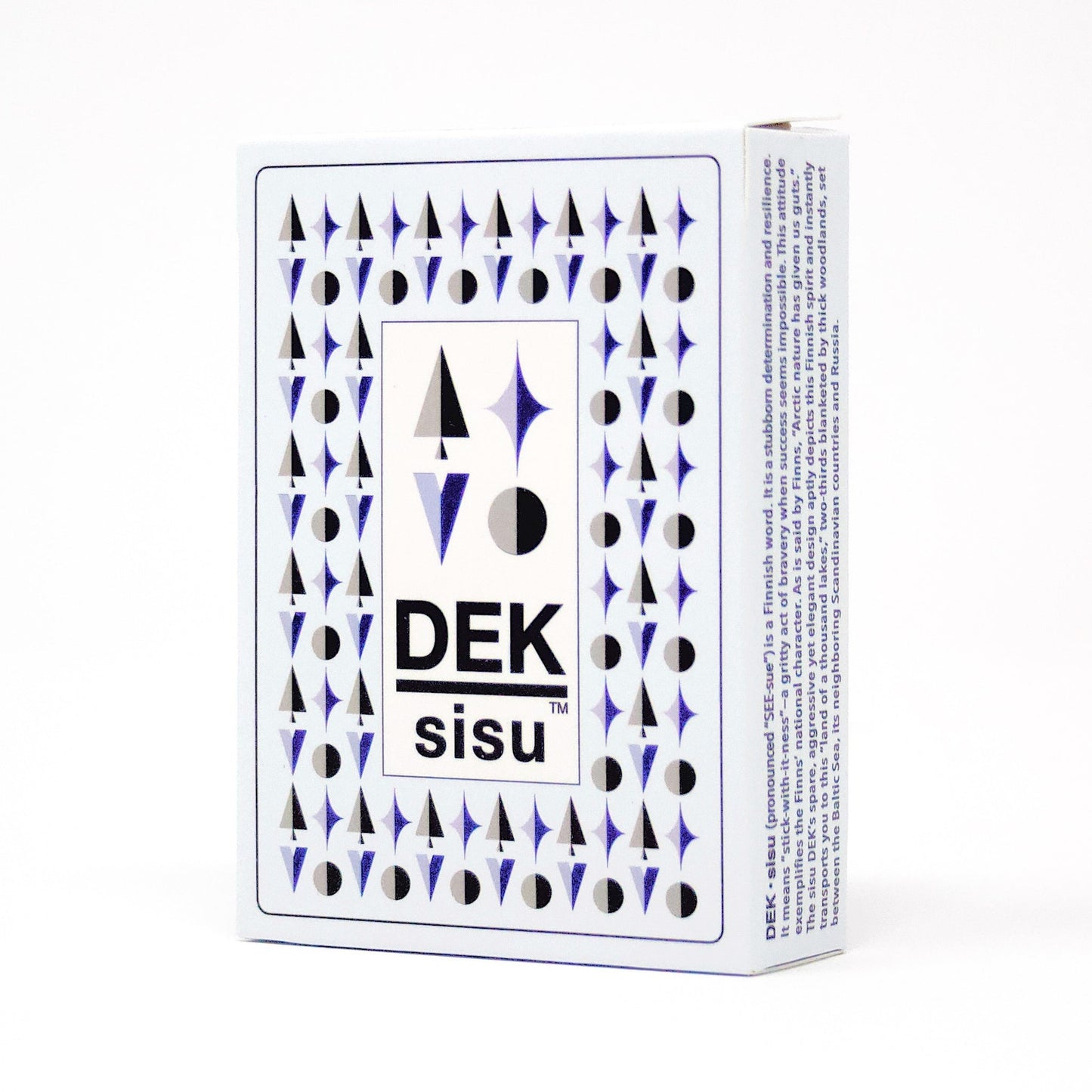 DEK of Cards : sisu (Finlande) - Cartes à jouer scandinaves au design impeccable