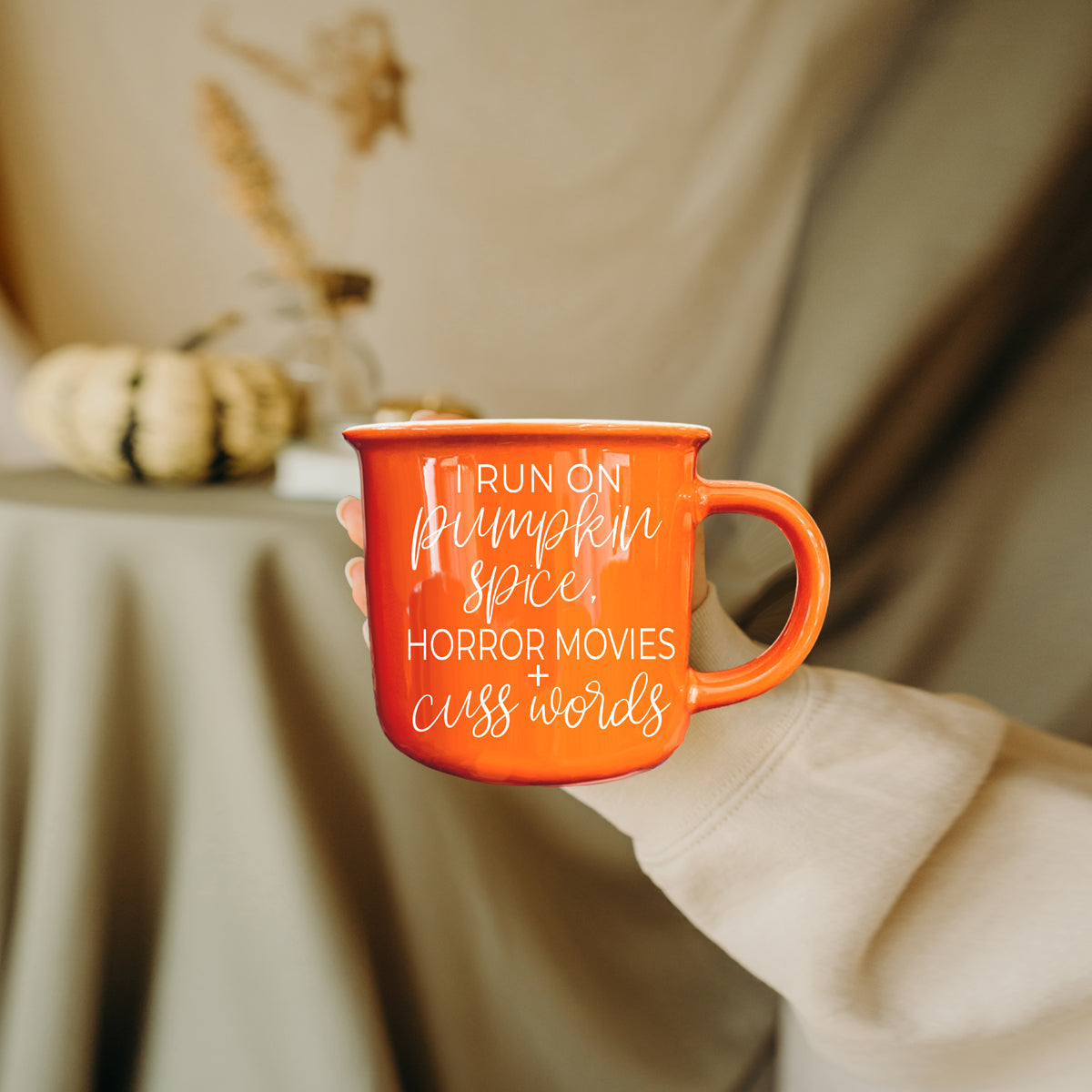 Pumpkin + Horror Mug