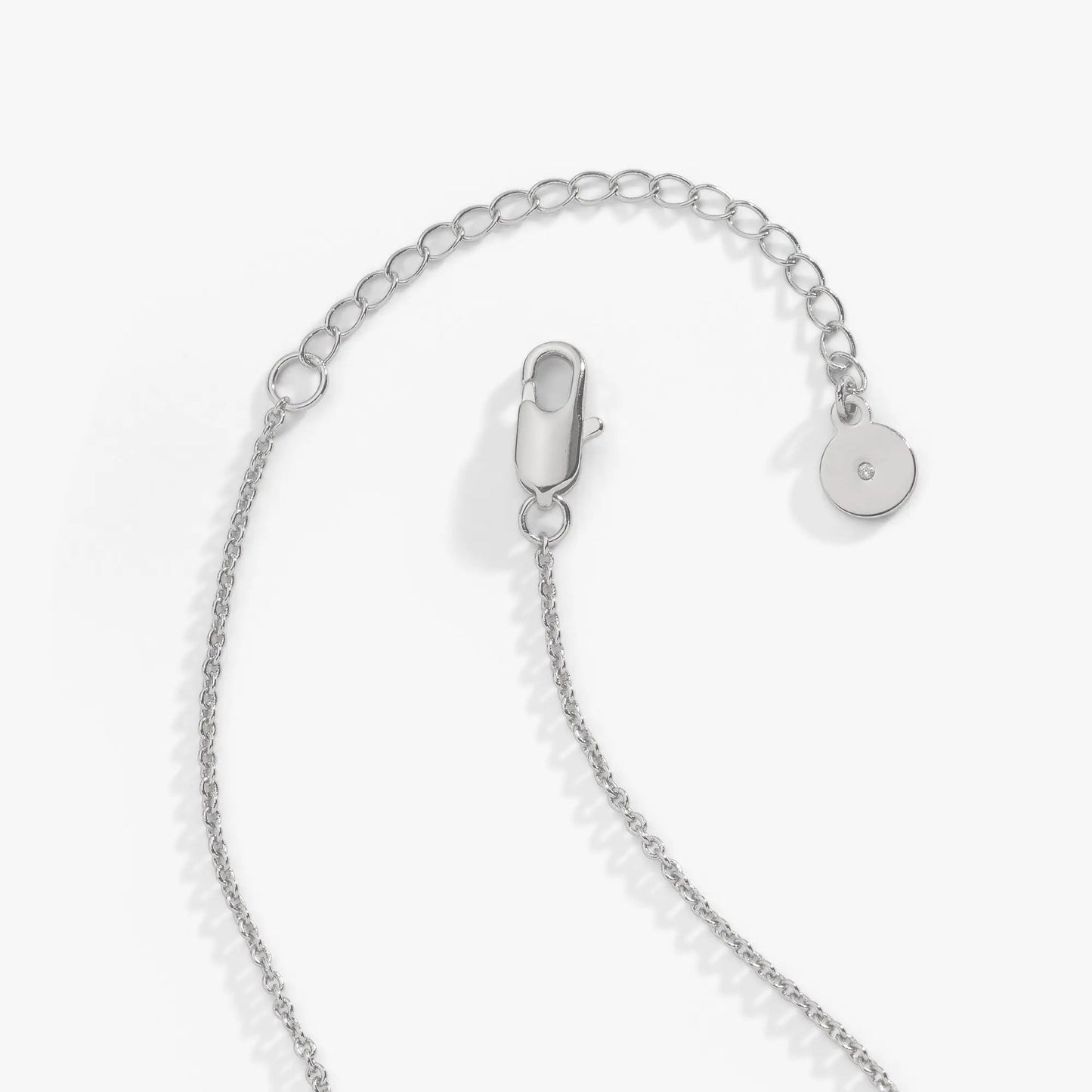 Horse Girl Pendant Necklace by ALEX AND ANI, silver chain with disc charm and lobster clasp on Tampa Home & Garden Store