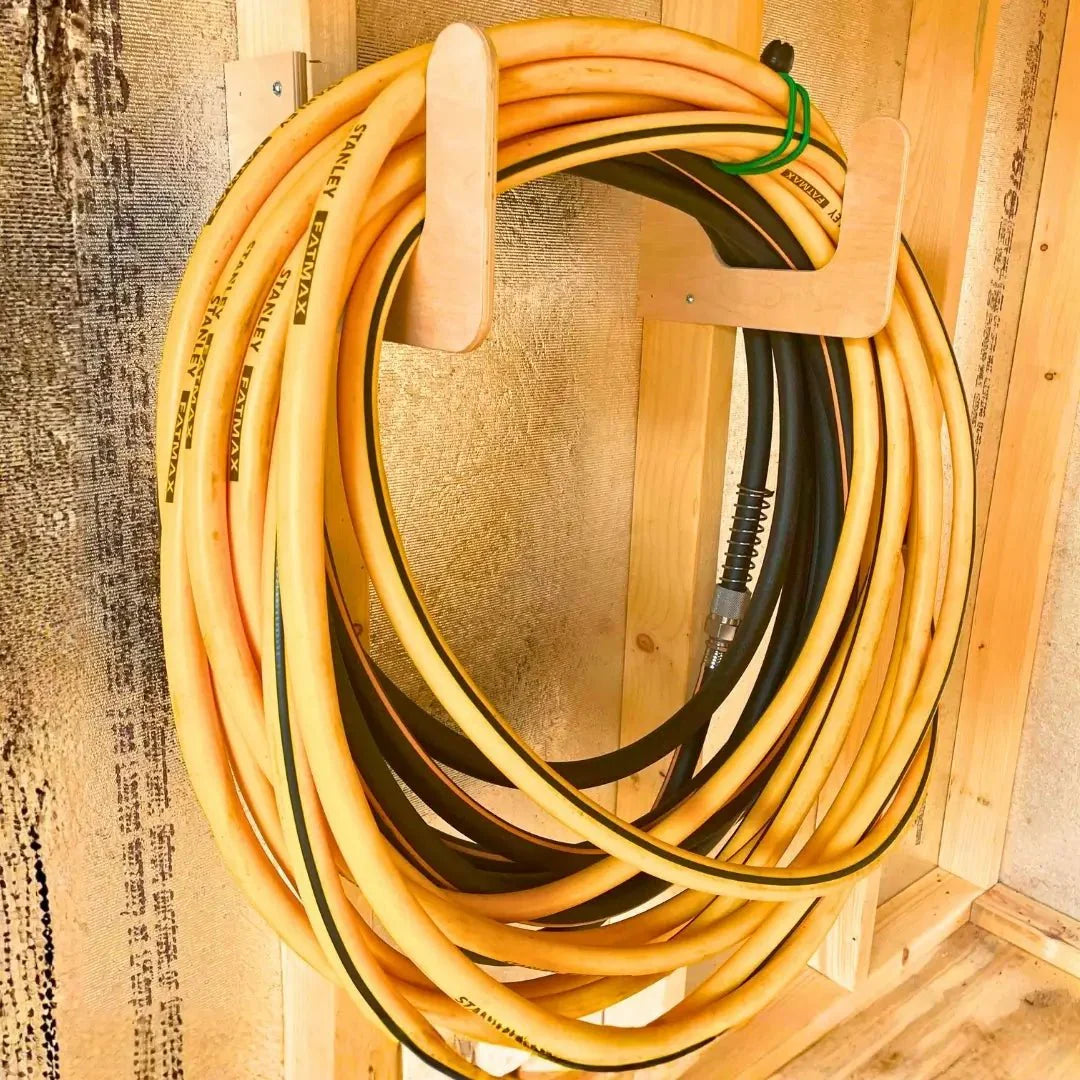 Organisateur de tuyaux – Support de rangement pour outils de jardin pour l'organisation de votre abri de jardin