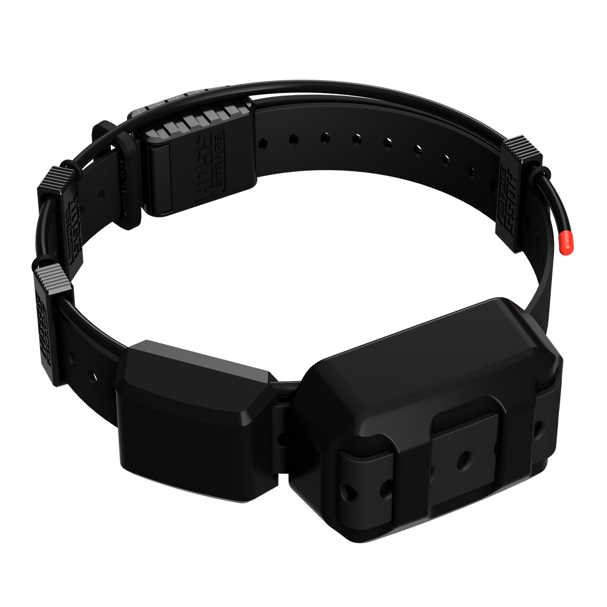 Tracking Collar 1in Replacement Strap Kit black adjustable strap by Hoss Straps on Tampa Home & Garden Store