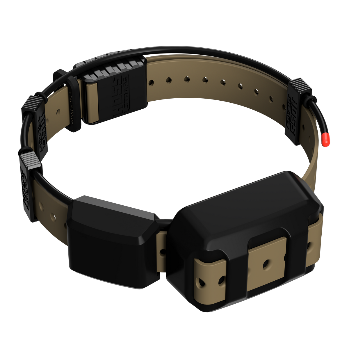 Tracking Collar 1in Replacement Strap Kit by Hoss Straps, tan strap for training choke collars on Tampa Home & Garden Store