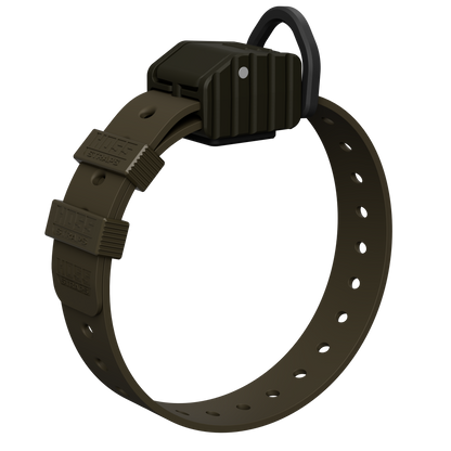 PRO SERIES FIELD COLLAR by Hoss Straps, olive hunting dog collar on Tampa Home & Garden Store