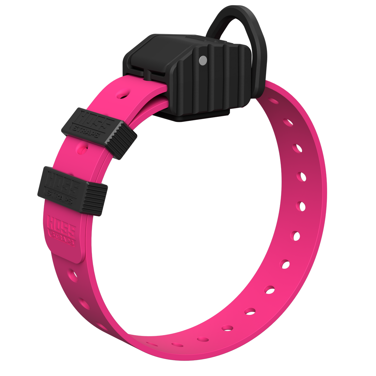 PRO SERIES FIELD COLLAR pink strap with black plastic buckle by Hoss Straps on Tampa Home & Garden Store