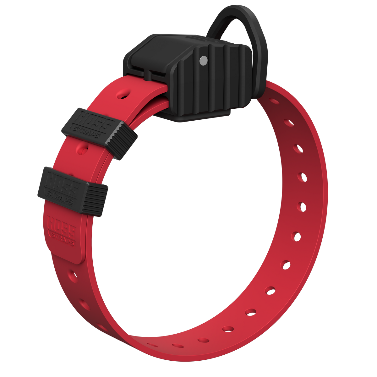 PRO SERIES FIELD COLLAR red strap with black quick-release buckle and tracking module by Hoss Straps on Tampa Home & Garden Store