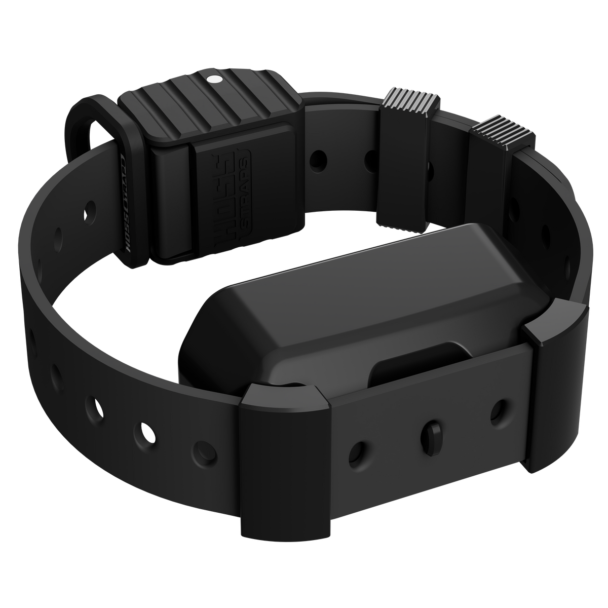 Pro Series Training Collar Setup Hoss Straps rugged black hardware for hunting dog collars on Tampa Home & Garden Store