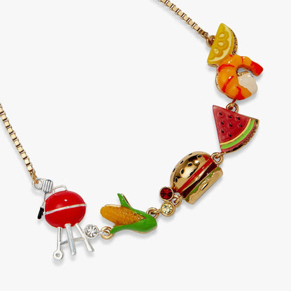 Two Tone Grill Inspired Summer Bolo Bracelet