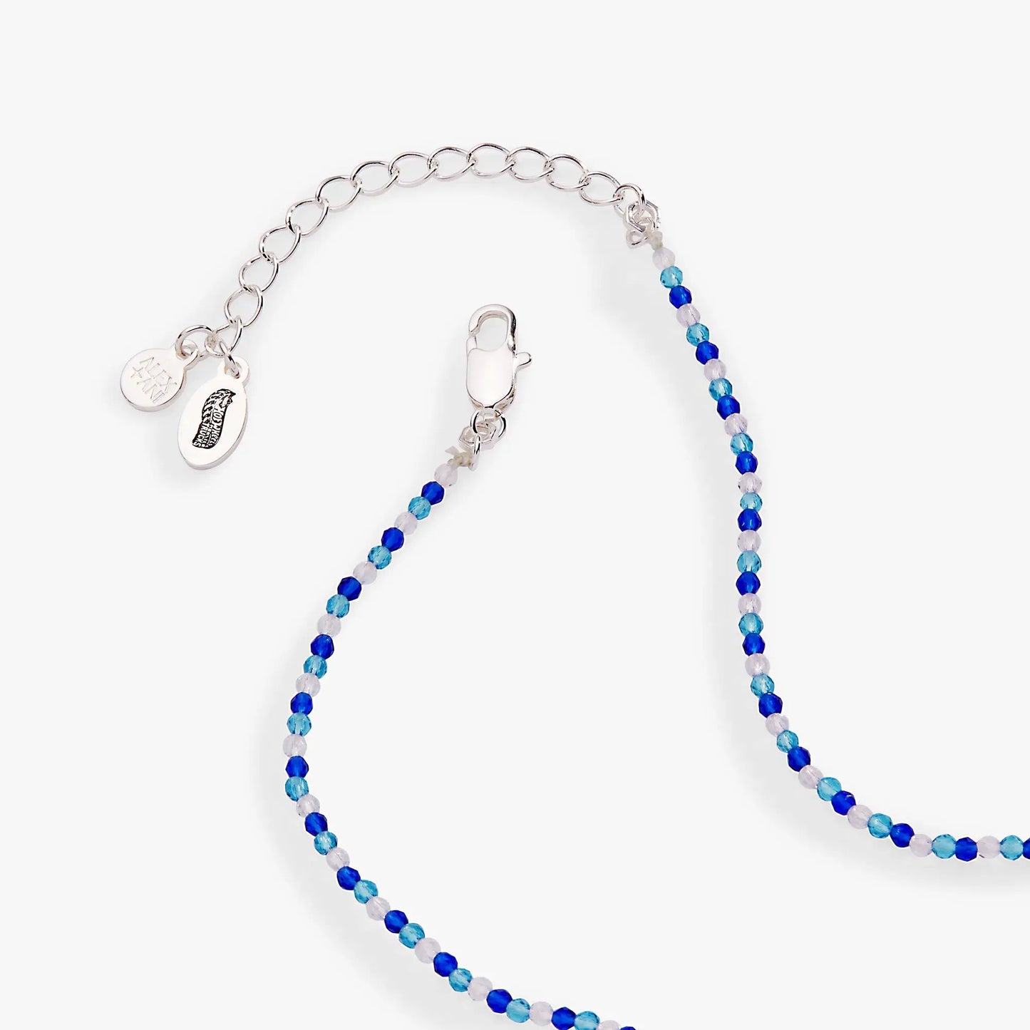 Hot Wheels Mega Wrex Monster Truck pendant necklace by Alex and Ani silver chain blue beads on Tampa Home & Garden Store