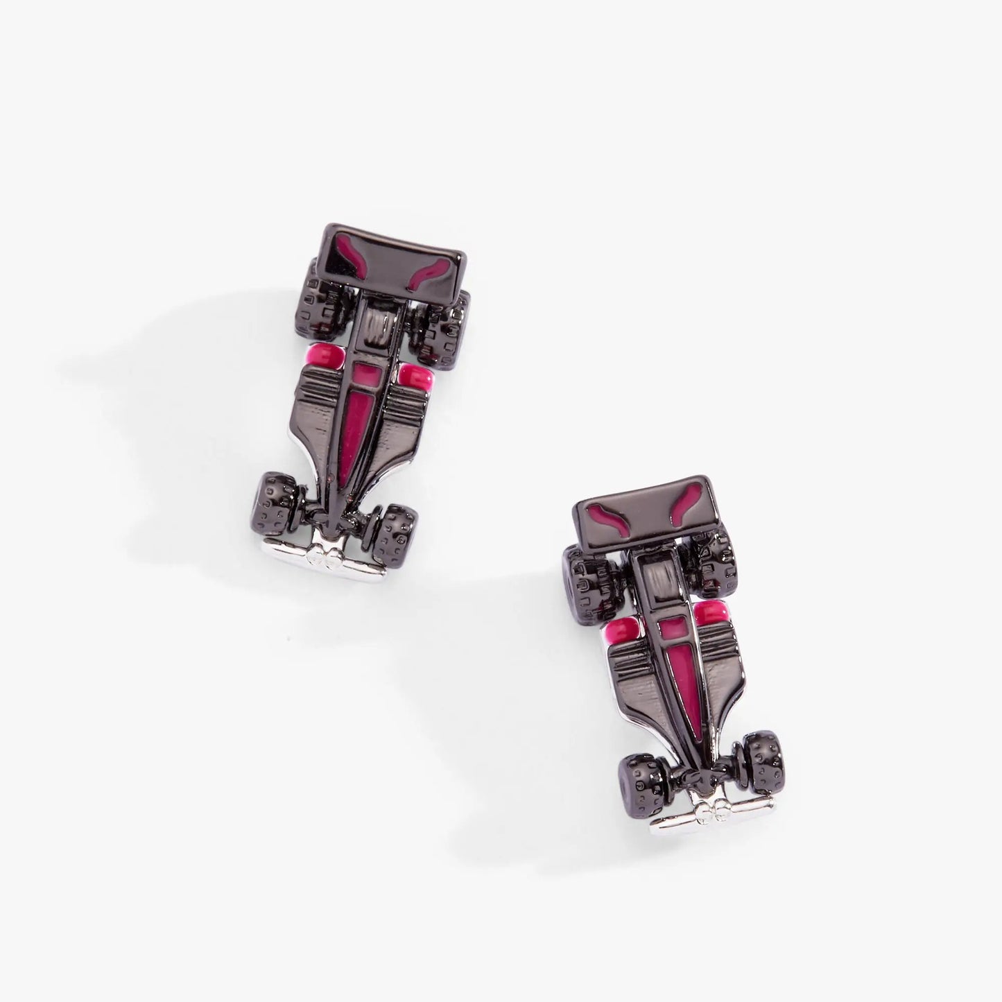 Hot Wheels Racecar Stud Earrings with Enamel