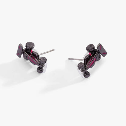 Hot Wheels Racecar Stud Earrings with Enamel